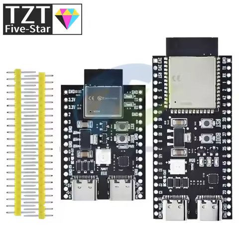 ESP32/ ESP32-S3/ESP32-C3 Dual Type-C Development Board ESP32-C3-DevKitM-1 ESP32-C3-MINI-1 ESP32-S3-D