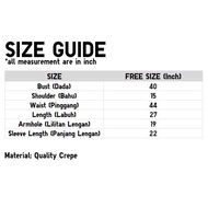 women blouse blouse plus size blouse muslimah ZUCCA PLAIN DOLLY MUSLIMAH BLOUSE - Y253