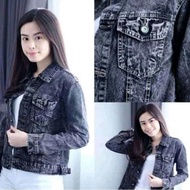WOMEN'S LATEST WOMEN'S SNOW BLACK JEANS JACKET, WOMEN'S CROP JINS JACKET
