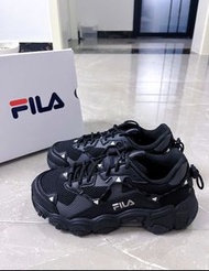🎇全新正貨FILA 貓爪 舒適運動 低幫休閒鞋 女款 黑色