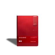 Zequenz Signature Classic A5 "Red" Red Notebook A5 Size