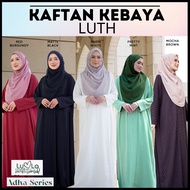 LUVLA ABAYA DRESS KAFTAN UMRAH TUNANG NIKAH BRIDESMAID PLUSSIZE 5XL IRONLESS NAVY BLUE RED GREEN