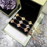 van Four Leaf Clover Flowers  Bracelet cleef