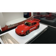 Fuelme Pocket Garage Porsche 911 (993) RWB Medusa 1/64 Diecast Resin Model Car