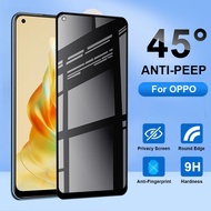 Full Cover Privacy Tempered Glassfor for OPPO Reno 8T 8 7 7Z 6 6Z 3 5 4 13 13F 12F 11 F 11 10 Pro Pl