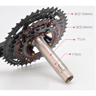 Bicycle MTB hollow Teach Crank (42t/32t/24t/170mm)