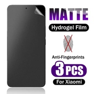 itelS25 S25Ultra 3Pcs 900D Matte Frosted Soft Hydrogel Film For itel S25 Ultra City 100 Power 70 Zen