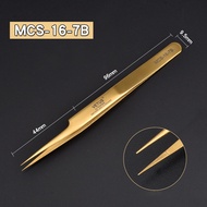 ทวิซเซอร์ต่อขนตา Tweezer คีมต่อขนตา VETUS รุ่น MCS-16-7B สีทอง ทวิตเซอร์ต่อขนตา ของแท้100% Lash Twee