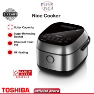 Toshiba RC-10IRPS 1L/RC-18ISPS 1.8L Low GI Rice Cooker, Aluminum 3mm 7-layer Inner Pot Low GI Rice Cooker, Black