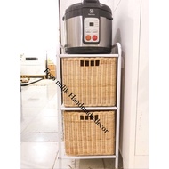 Rattan box basket rattan basket/ rattan basket box/ kitchen basket/ rattan box/ rattan box/ storage 