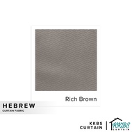 KKBS CURTAIN Hebrew 126" Kain Potong Meter (Hebrew Fabric 126" Cut by Meter)