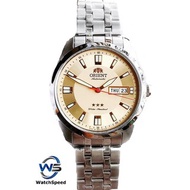 Orient 3 Star SAB0C002C8 Old School Classic Cream Dial Automatic Stainless Steel Men's Watch