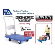 FA Advance 900 x 600mm Flatbed Platform Hand Trolley (300kg Load)