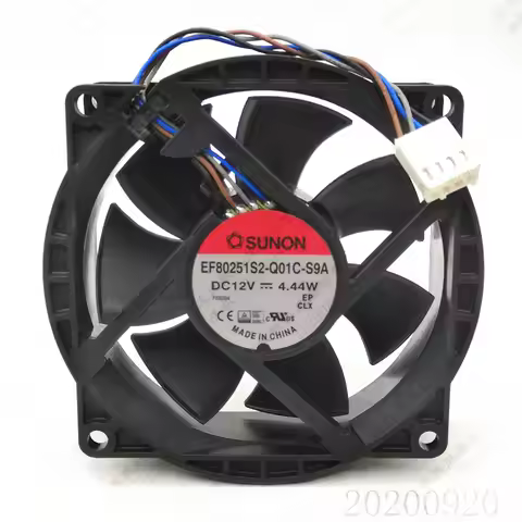 EF80251S2-Q01C-S9A for SUNON 8025 12V 4.44W 8CM Chassis CPU Cooling Fan