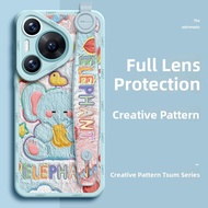 Nohon | Protective Phone Case for Huawei Pura70pro P60Pro P50Pro P40 P30pro P50 P30 - Panda Design