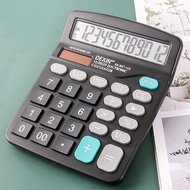 DEXIN Calculator 12-digit Dual Power Large Screen Electronic Calculator Accounting Calculator/Calcul