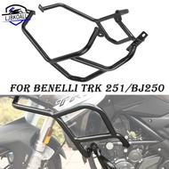 LJBKOALL TRK 251 BJ 250 Upper Engine Guard Bumper Crash Bar For Benelli Trk251 BJ250 2018-2020 Motorcycle Falling Protector Accessories