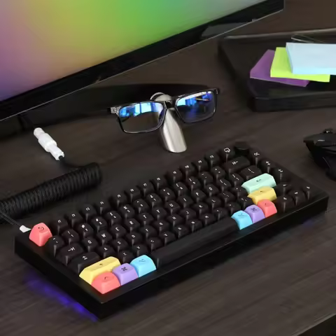 Drop + Biip MT3 Extended 2048 Dark Keycaps Custom Cute Retro Style Coffee Cherry Profile Keycap ABS 