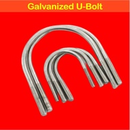 8mm Galvanized U-Bolts U Bend Screws GI U Shaped Bolt