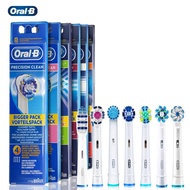 Oral B Genuine Replaceable Brush Heads Precision Clean Rotation Electric Toothbrush 4 heads EB17/EB1