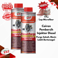 ORIGINAL ES2 Diesel Purge Cleaner Cairan Pembersih Injektor Diesel Tanpa Bongkar Tarikan Enteng & As