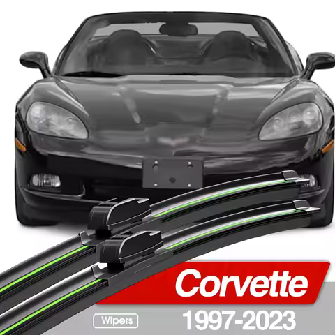 For Chevrolet Corvette C5 C6 C7 C8 1997-2023 Front Windshield Wiper Blades 2pcs Windscreen Window Ac