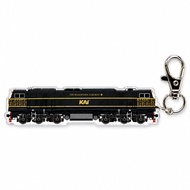 GANTUNGAN Railindo - Long Locomotive Train Acrylic Keychain CC 206 Livery Nusantara Explorer (Nusex)