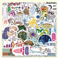 ❉ Biology Series 01 Stickers ❉ 50Pcs/Set DIY Waterproof Fashion Doodle Decals Stickers