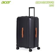 Acer 宏碁 墨爾本拉鍊行李箱 28吋/ 質感黑