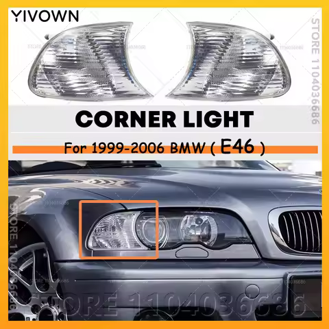 For 1999-2006 BMW 323Ci 325Ci 328Ci 330Ci (E46) Turn Marker Signal Blinker Corner Parking Light Lamp