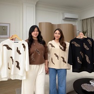 MAYA TOP/ TOP Leopard Motif jumbo Leopard Top