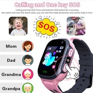 New Kids Smartwatch GPS SOS Waterproof Smartwatch Clock Sim Card Location Tracker Photo Anti-Loss Phone Watch For Children