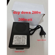 200w step down cable - 200 watt voltage reducer (220v AC to 110c AC)