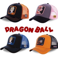 Dragon Ball series baseball cap embroidered logo sun hat breathable sun hat Bowser Yoshi cartoon net