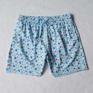 Men's Summer Waterproof Bermuda Shorts, High Quality, 4-Way Stretch, Turtle Print, Beach Shorts 0d1e