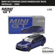 MiniGT 1080 M5 Touringbmw (G99) Marina Bay Blue Metallic Mini GT