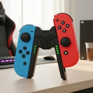 AOLION Joy-Con,Switch Aolion Joy-Con Dok Pengecasan dengan Pemegang Grip untuk Pengawal Nintendo Swi