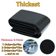LDPE 2x5 Metre 4x5 Metre Black Roll Fish Pond Liner Thick Pelapik Kolam
