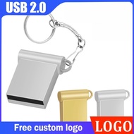 Metal Mini USB 2.0 Flash Drive 4GB Pen drive Original 8GB Thumb Drive 16GB 32GB Business Gift 64GB M