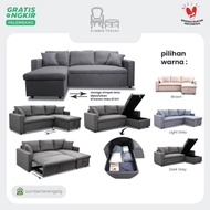 Sofa Bavarian Sofa Camila Convertible Sofa Multifungsi Kursi Tamu L