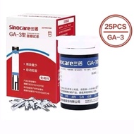 Sinocare 1 botol Strip Saja. Untuk GA-3, GA-6, ACCU, ACCU-2