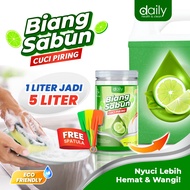 Biang Sabun Cuci Piring Daily Dish Soap 1KG jadi 5Liter