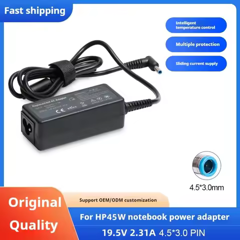 19.5V 2.31A 4.5*3.0mm 45W Laptop AC Power Adapter Charger For HP Stream X360 11 13 14 Searies 741727