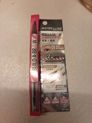 Maybelline眉筆+眉膏 01淺棕色