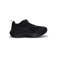 Diadora Kid's Shoes. Original. Full Black. Sepatu Sekolah Anak Hitam Fashion