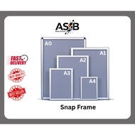 Snap Frame , Notice Board Poster Size A4, A3, A2, A1, A0 [SF-A]