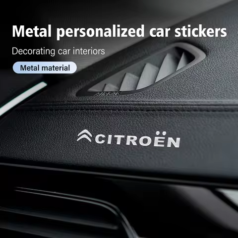 Car Styling Badge Emblem Stickers Decal Accessories For Citroen C3 C5 AIRCROSS C5X C4 Cactus e-C4 X 
