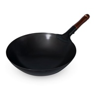 日本Summit-日本燕三条製鐵流 專業級鐵鍋系列木柄北京鍋 33cm