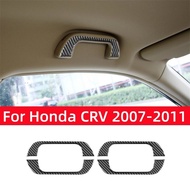 For Honda CRV CR-V 2007 2008 2009 2010 2011 Accessories Carbon Fiber Interior Car Roof Handle Decora