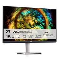 Dell S2721QS Monitor 27 Inch, 4K UHD (3840 x 2160) IPS Display, Ultra-Thin Bezel, AMD FreeSync, HDMI